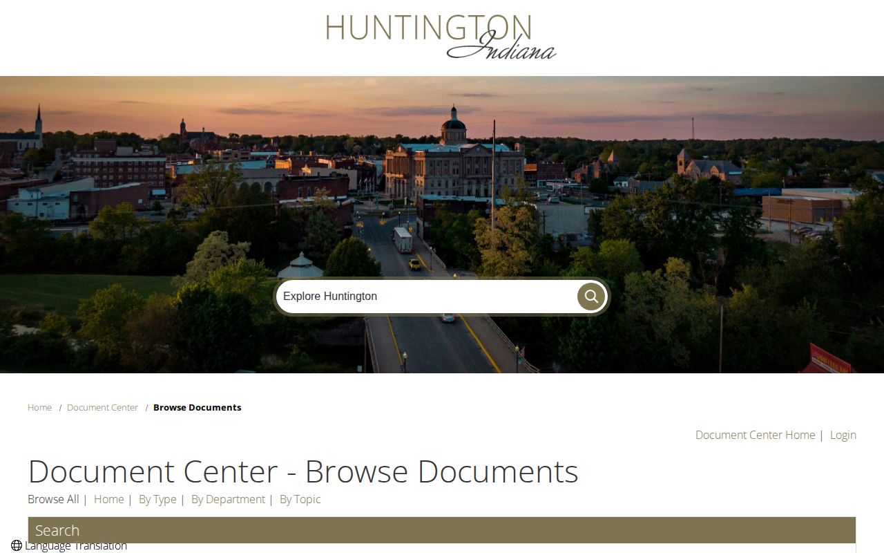 Huntington County booking record public request form